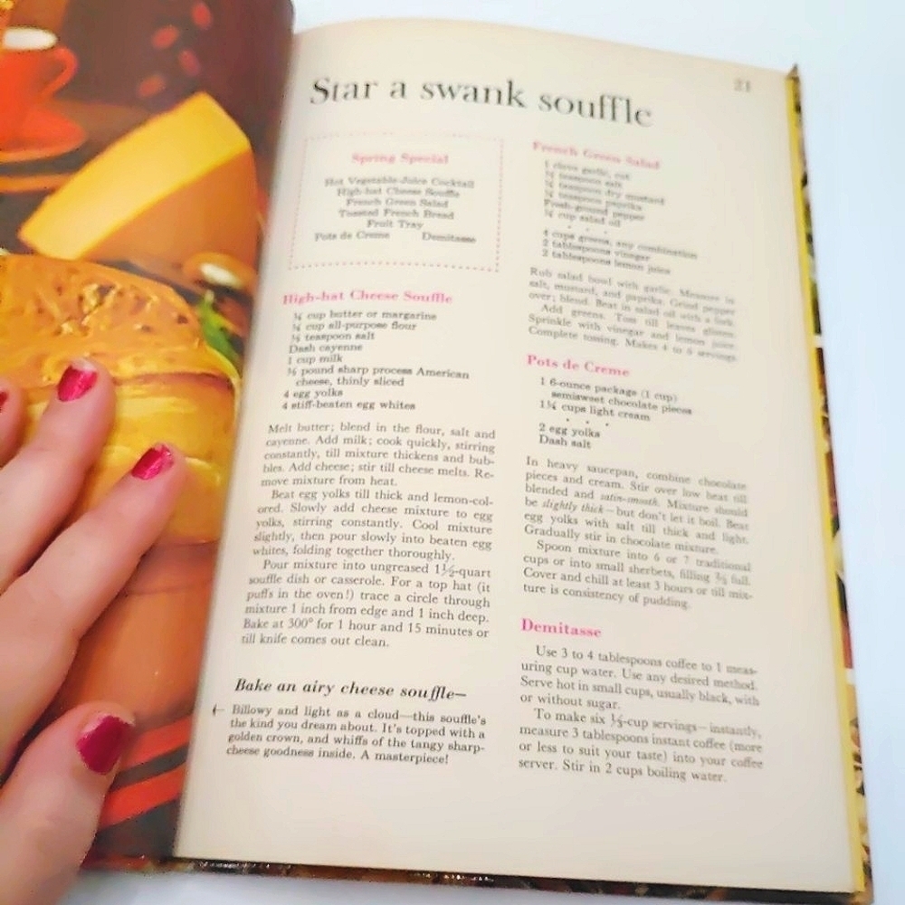 1963 Better Homes Gardens Lunches and Brunches Vintage 125 Recipes Color Images - Picture 8 of 14